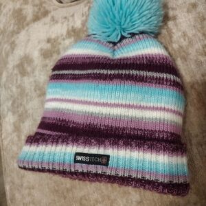 Swiss Tech Beanie Toboggan Hat Fleece Lined